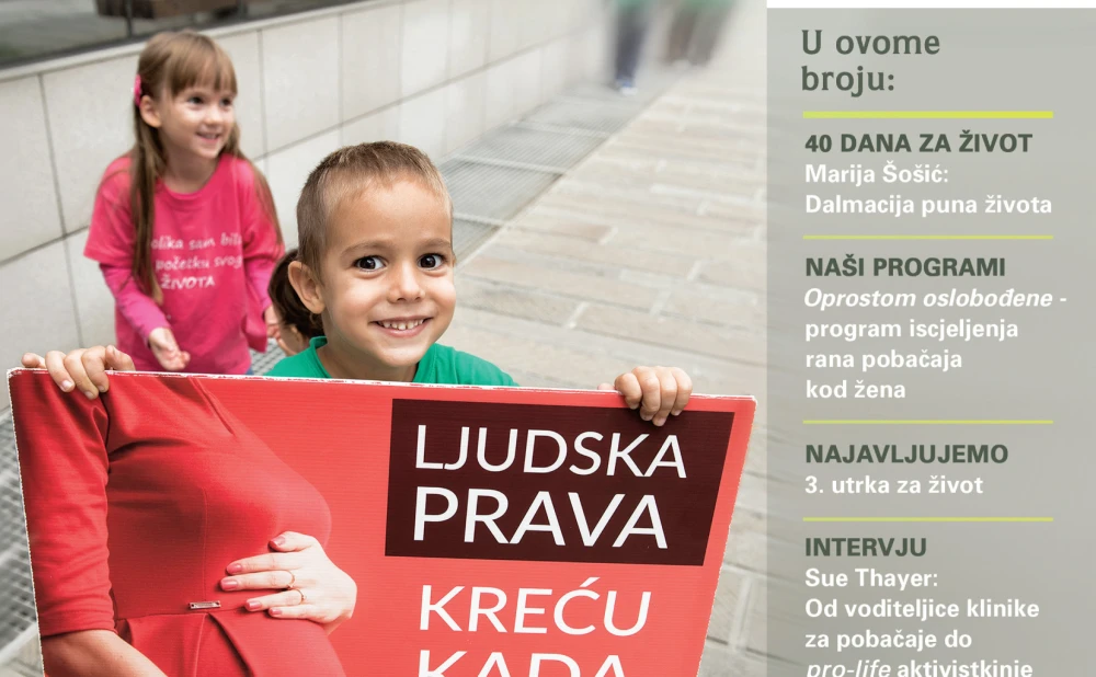 Izašao je 2. broj pro-life časopisa 'Pohod' - tromjesečnika udruge 'Hrvatska za Život'