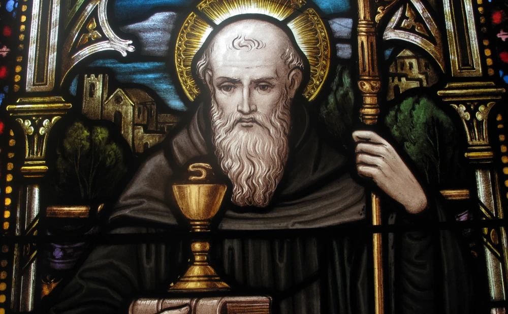 Sv. Benedikt - utemeljitelj benediktinaca, zaštitnik Zapada, Europe, rudara, istraživača špilja, od trovanja