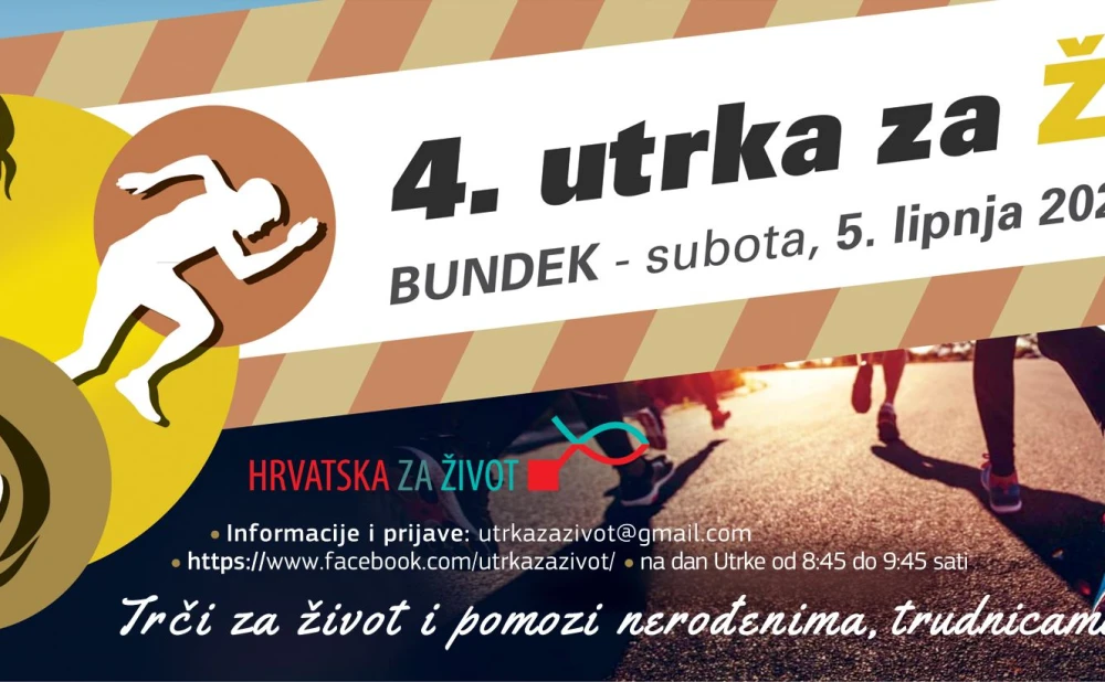 Sudjeluj na 4. utrci za život!