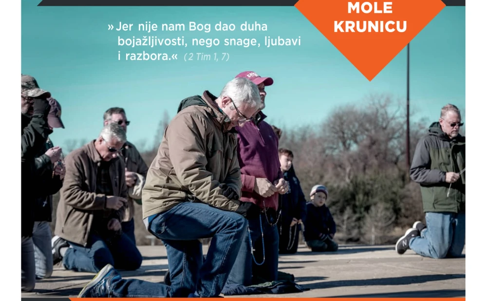 Ove subote muškarci mole krunicu ispred zagrebačke katedrale