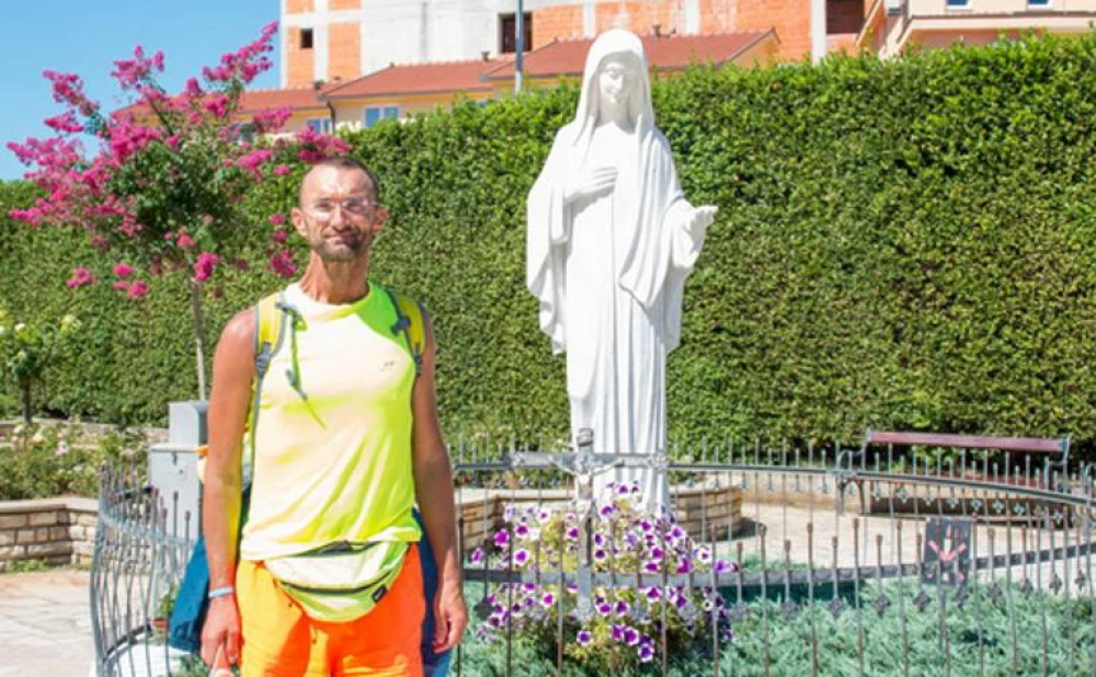 GOSPIN HODOČASNIK I ove godine pješači 500 km do Međugorja na 3 nakane