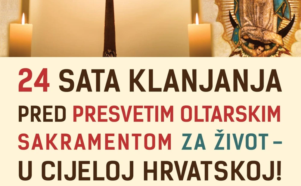 PRIKLJUČITE SE U tijeku je klanjanje pred Presvetim za prestanak pobačaja u našem narodu
