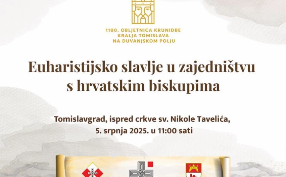 Euharistijsko slavlje u zajedništvu s hrvatskim biskupima u povodu 1100. obljetnice Hrvatskoga Kraljevstva