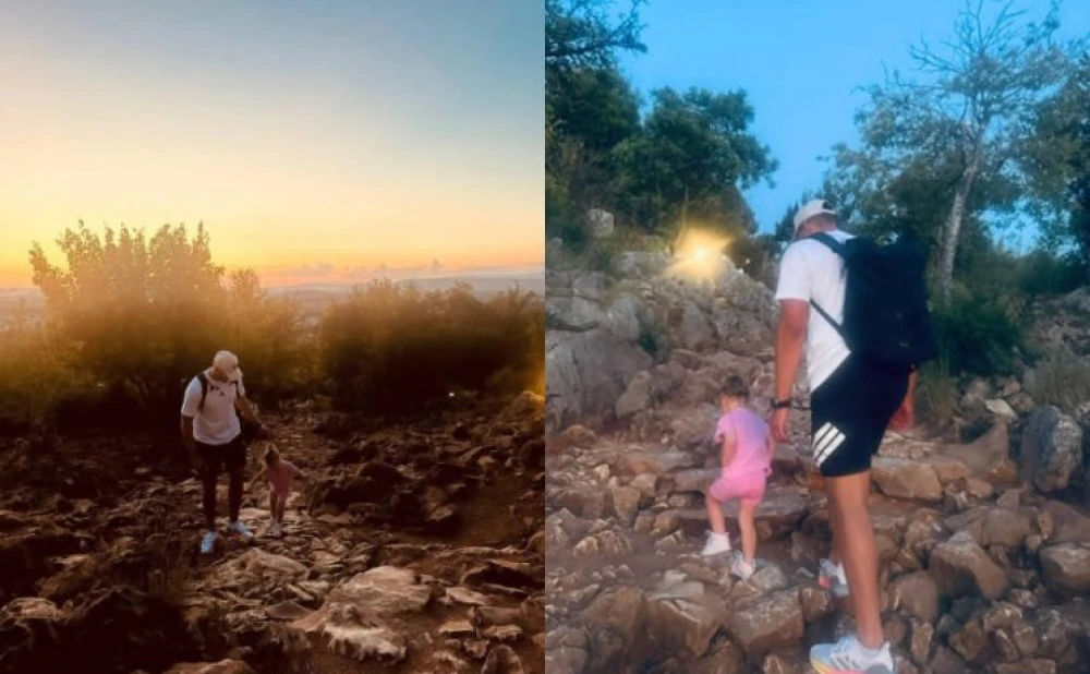 DIVAN PRIZOR Hrvatski reprezentativac na Brdu ukazanja sa svojom kćerkicom