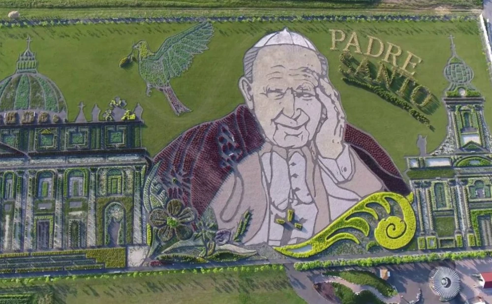 VIDEO Pogledajte kako izgleda park zasađen u čast sv. Ivanu Pavlu II.