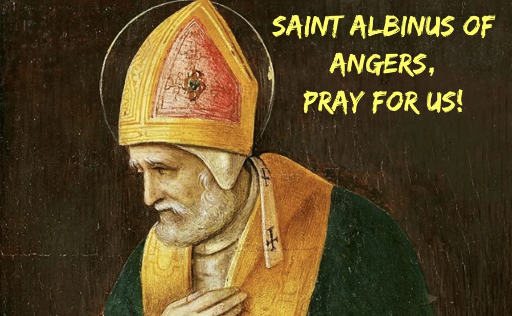 Sv. Albin - opat i biskup Angersa