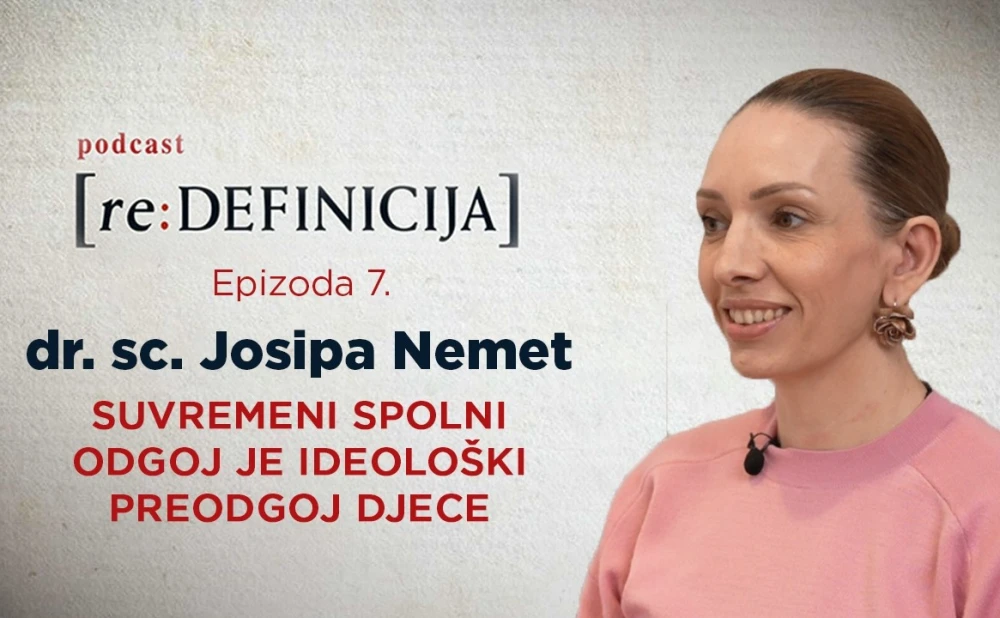 DR. SC. JOSIPA NEMET: Spolni odgoj ideološki je preodgoj naše djece