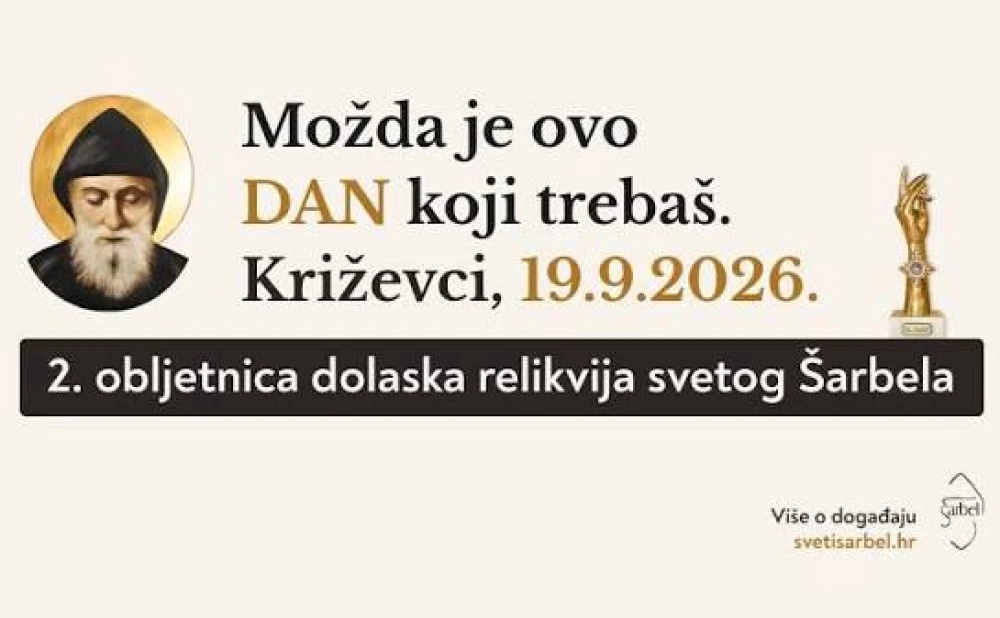 ŠARBEL TE ZOVE Dođi u Križevce 19. rujna