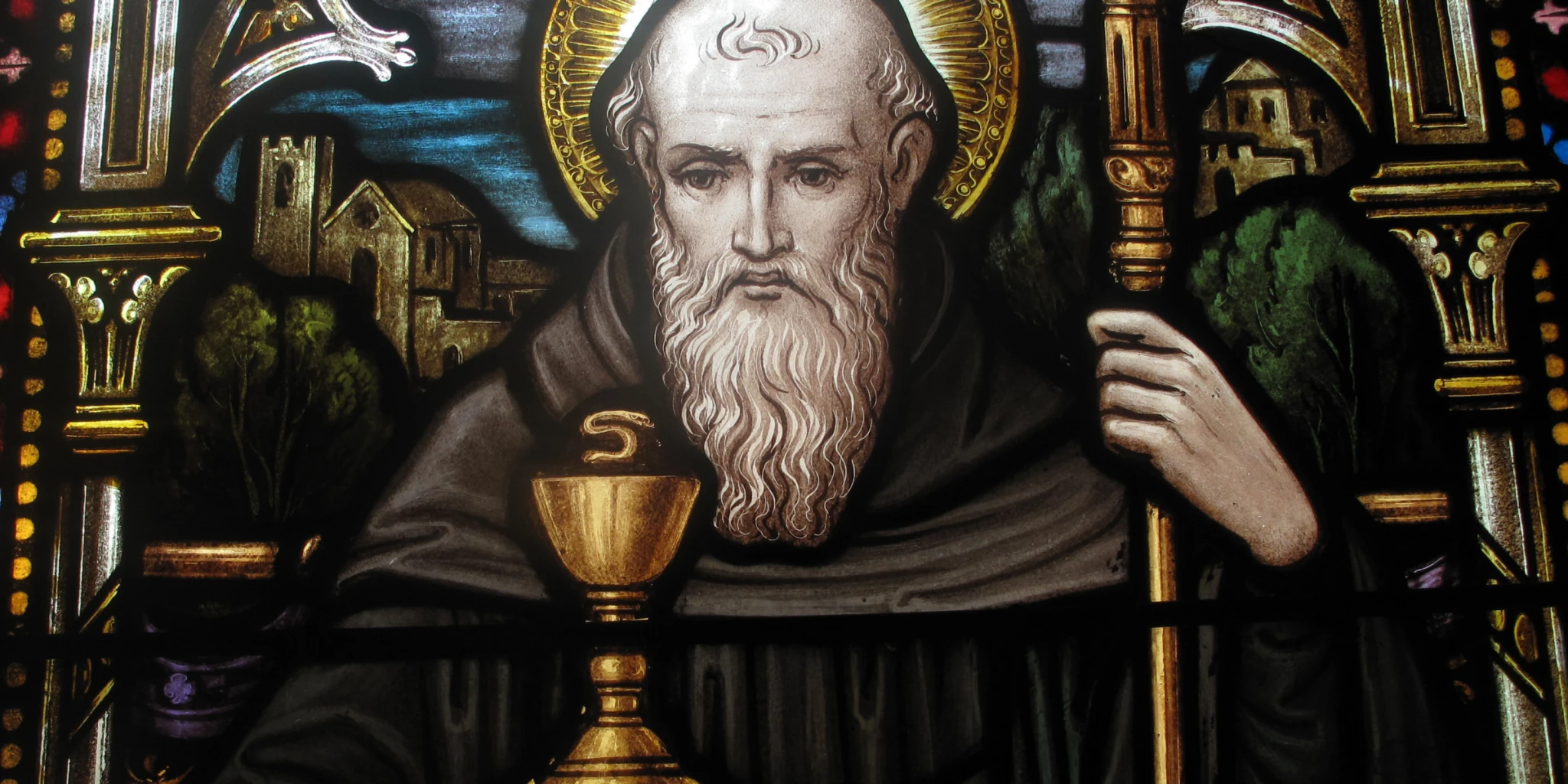 Sv. Benedikt - utemeljitelj benediktinaca, zaštitnik Zapada, Europe, rudara, istraživača špilja, od trovanja
