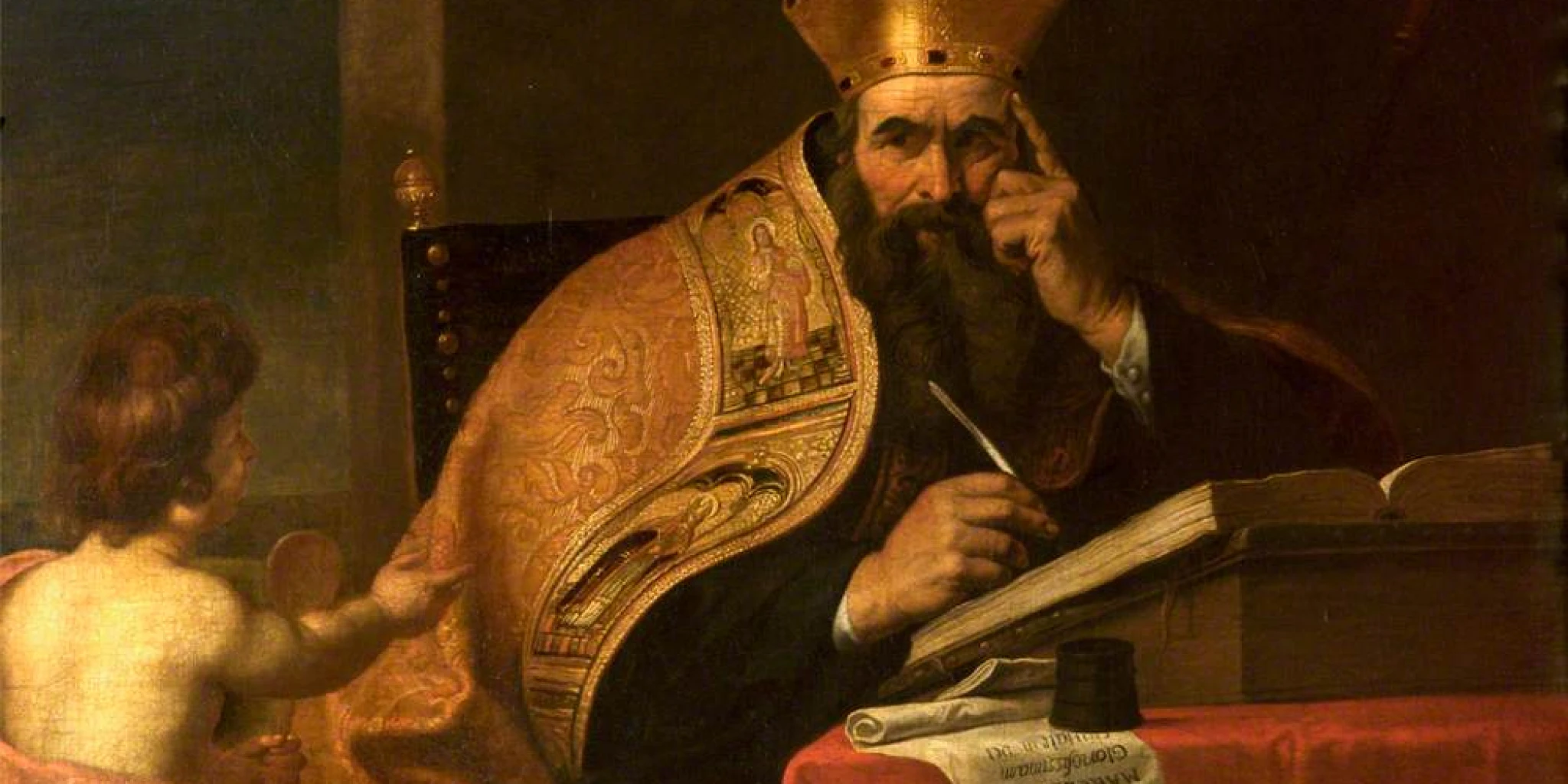 Seghers, Gerard, 1591-1651; The Four Doctors of the Western Church: Saint Augustine of Hippo (354-430)