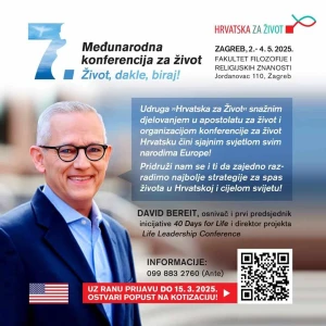 Odazovite se na 7. međunarodnu konferenciju za život