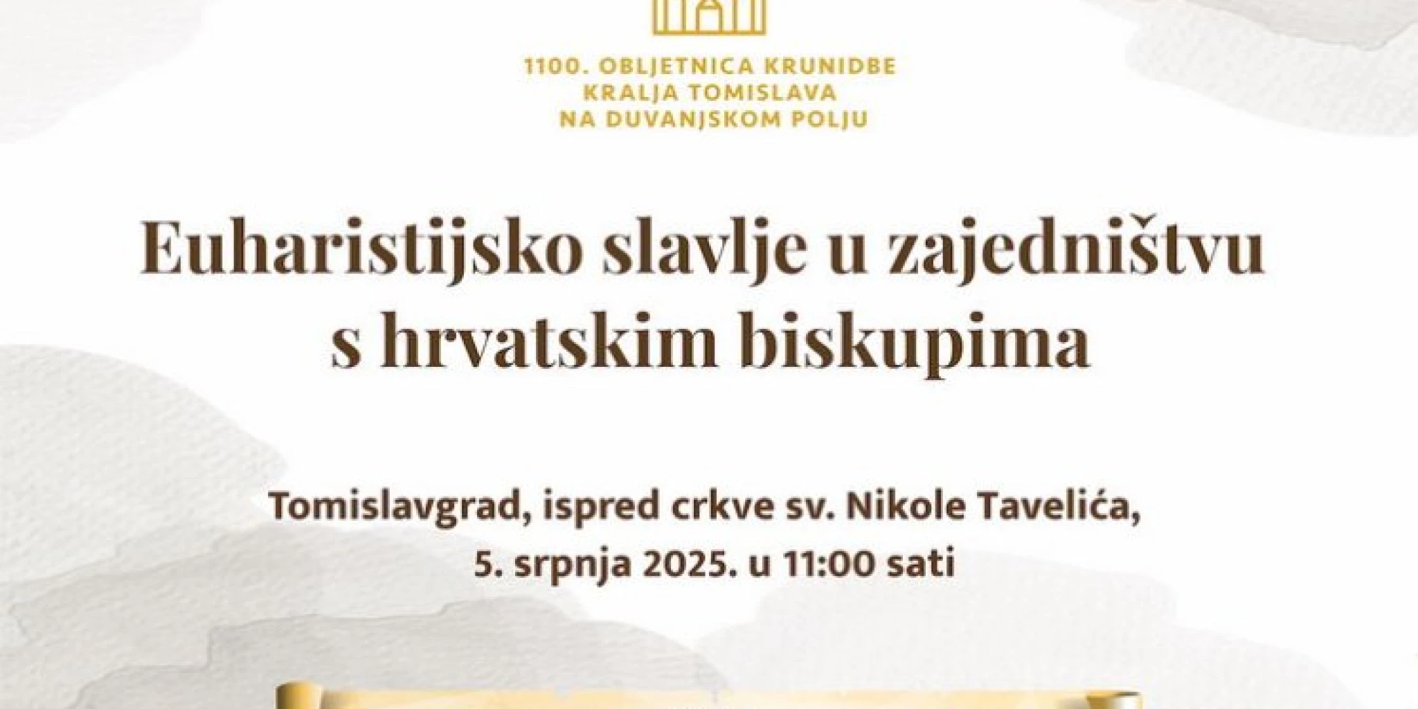 Euharistijsko slavlje u zajedništvu s hrvatskim biskupima u povodu 1100. obljetnice Hrvatskoga Kraljevstva