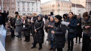 FOTO & VIDEO Najposjećenija javna molitva krunice muškaraca u Zagrebu u ovoj godini