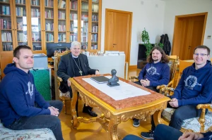 Biskup Košić primio predstavnike bratstva „Vitezovi Bezgrešnog Srca Marijina”