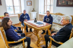 Biskup Košić primio predstavnike bratstva „Vitezovi Bezgrešnog Srca Marijina”