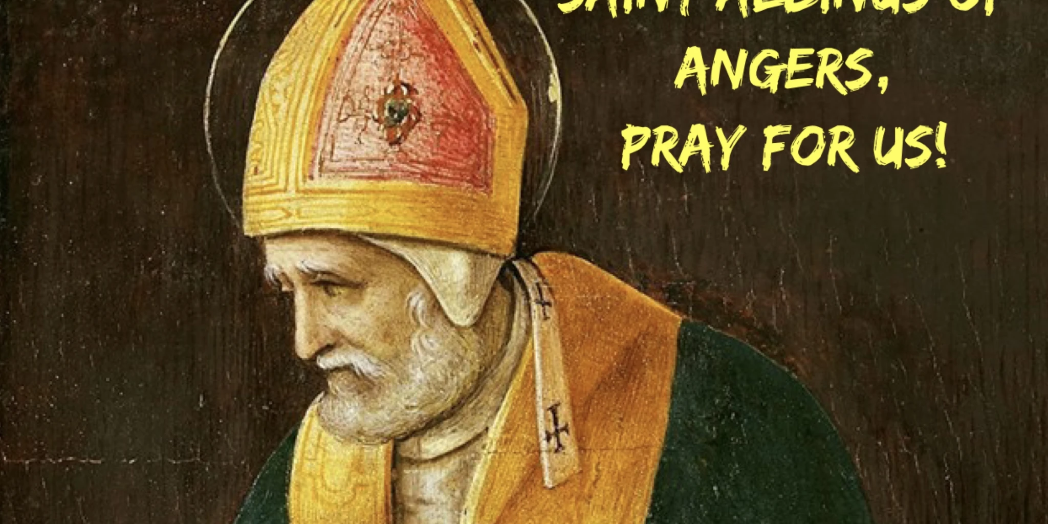 Sv. Albin - opat i biskup Angersa