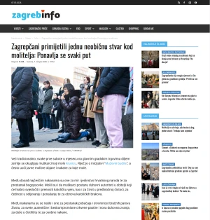 Sumrak novinarstva: primjer izvještavanja o javnoj molitvi krunice u Zagrebu