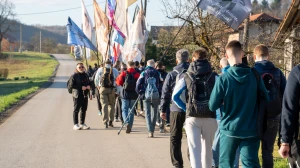 FOTO/VIDEO Održan 1. Nacionalni hod muškaraca sv. Josipu od Svetica do Karlovca