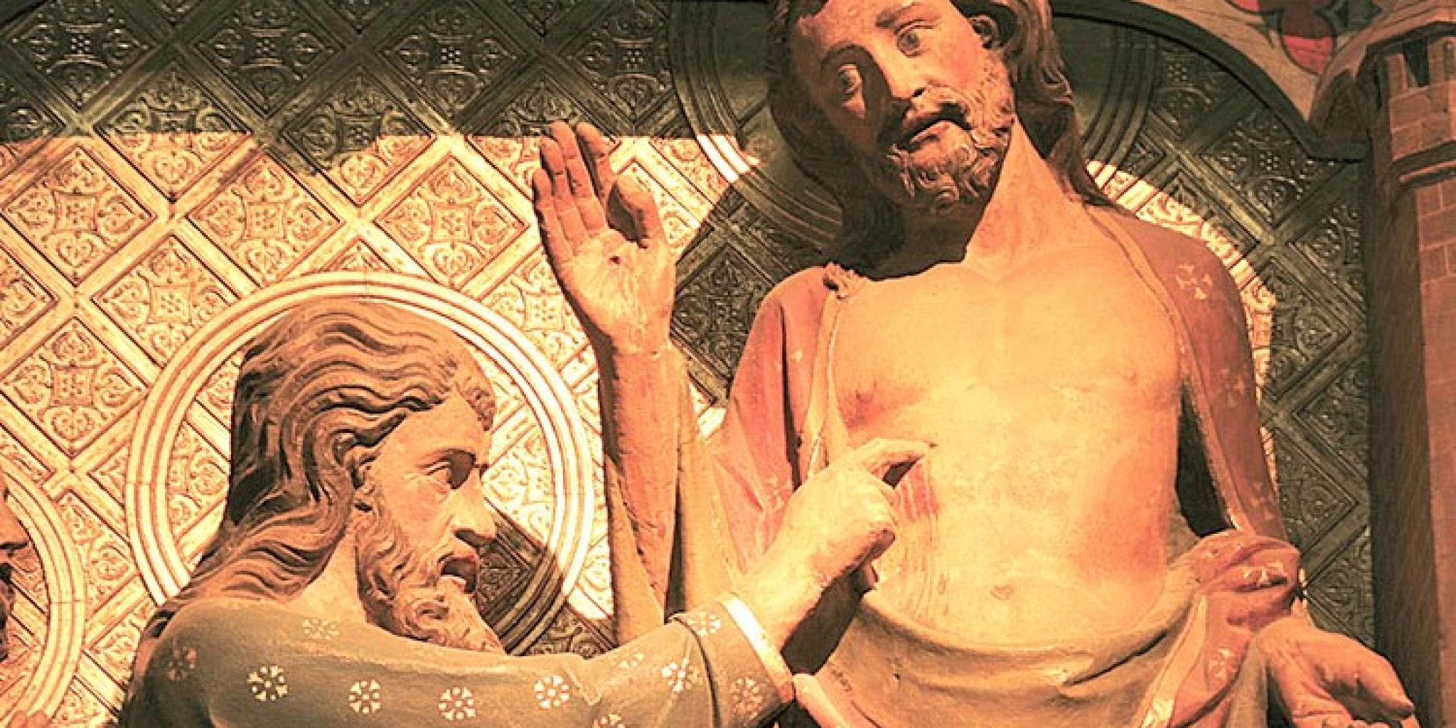 "Cristo aparece ao Apóstolo Tomé" - Catedral de Notre Dame, Paris - Foto: Sergio Hollmann