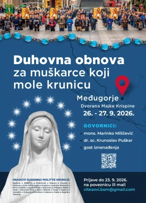 Organiziramo 4. duhovnu obnovu za muškarce u Međugorju