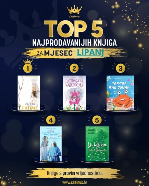 POGLEDAJTE Pet najprodavanijih knjiga Naklade Crisinus za mjesec lipanj