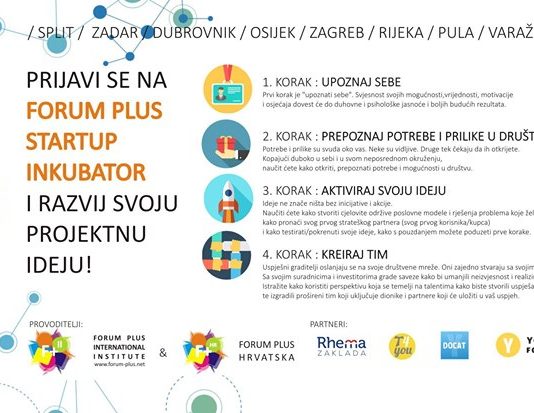 Prijavi se na FORUM PLUS STARTUP INKUBATOR