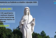 Hodočašće na Podbrdo za mladiće i djevojke