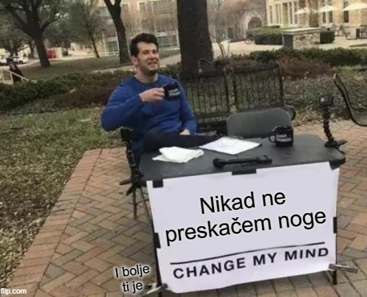 Nikola Mrzljak: Noge ne preskači nikad, pa ni tad!