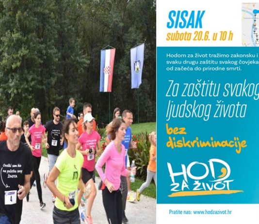 Sutra hodajte i trčite za život!