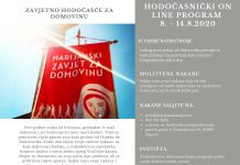 Marijanski zavjet za domovinu se nastavlja, ali u drugačijem obliku