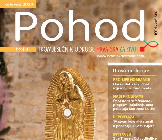 Izašao je 3. broj pro-life časopisa ”Pohod”