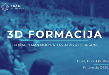 3D formacija: prijavi se ako želiš mijenjati svoj život s Bogom!