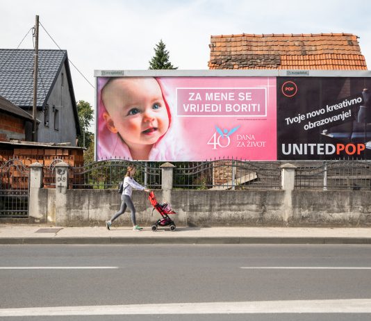 Pro-life jumbo plakati osvanuli diljem Hrvatske!