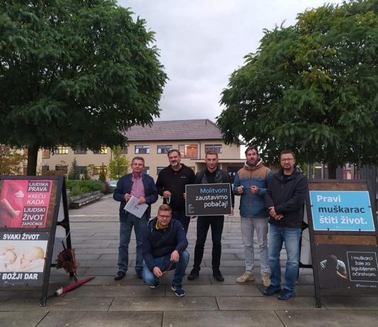 STRAŽA SV. JOSIPA Muškarci u obrani žena i nerođene djece