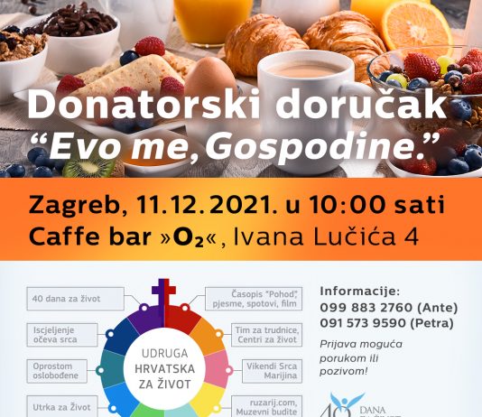 Adventski i donatorski doručak