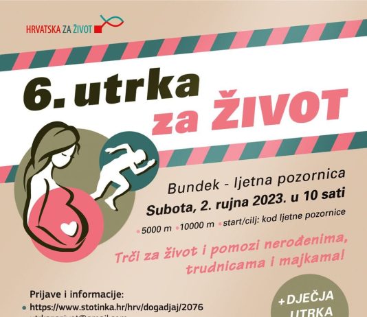 Prijavi se na 6. utrku za život!