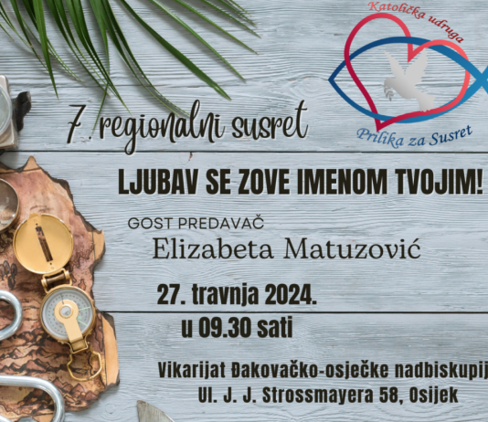 Katolička udruga ‘Prilika za susret’ organizira 7. regionalni susret za samce