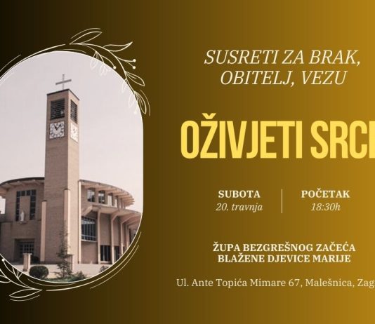OŽIVJETI SRCE Susreti za obnovu braka, odnosa i obitelji