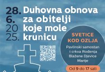 Duhovna obnova za obitelji u Sveticama kod Ozlja