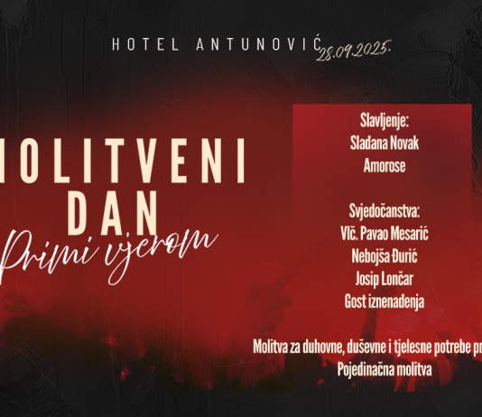 MOLITVENI DANI Primi vjerom