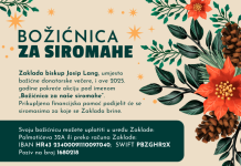 POMOZIMO „Božićnica za naše siromahe“