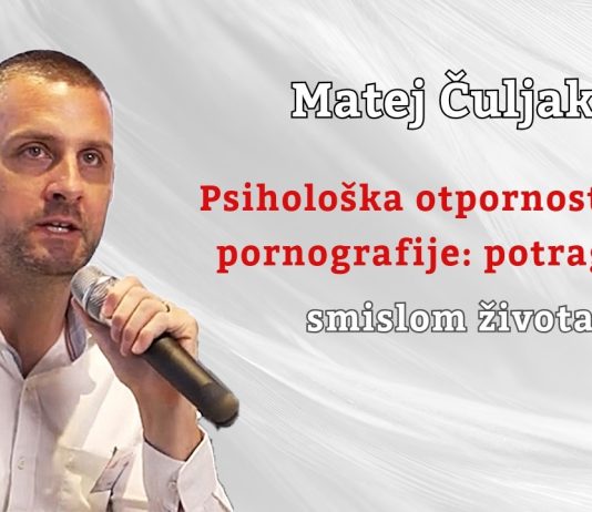 MATEJ ČULJAK Gledanje pornografije tek je posljedica