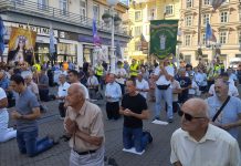 I ove prve subote muškarci mole krunicu na 31 lokaciji diljem Hrvatske