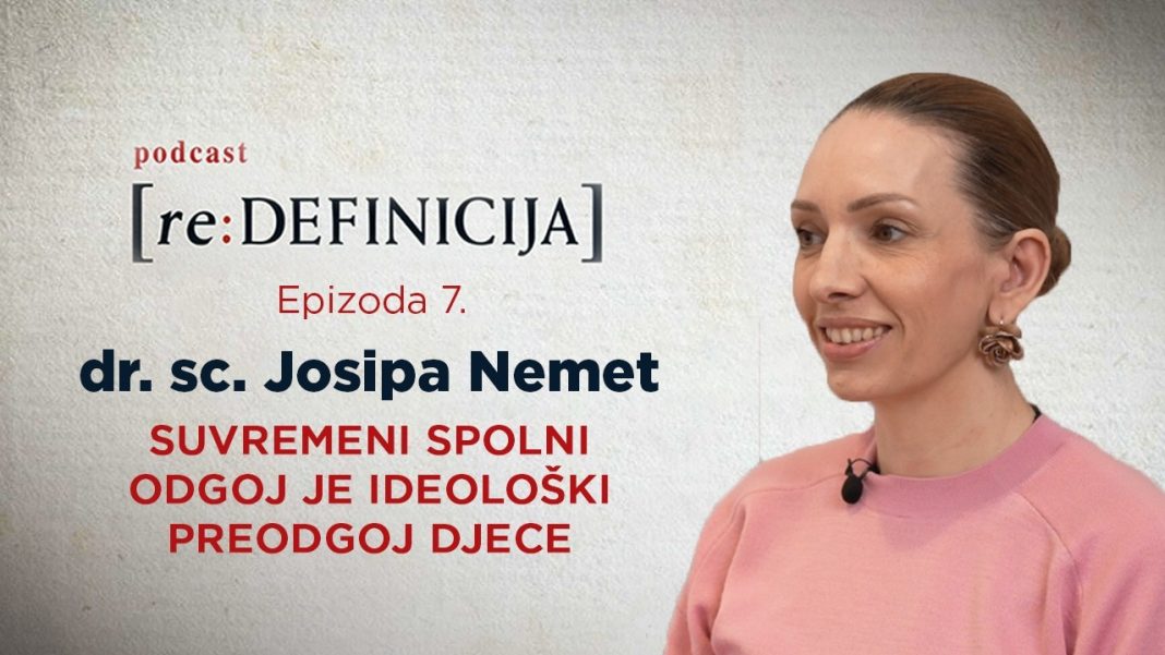 DR. SC. JOSIPA NEMET: Spolni odgoj ideološki je preodgoj naše djece